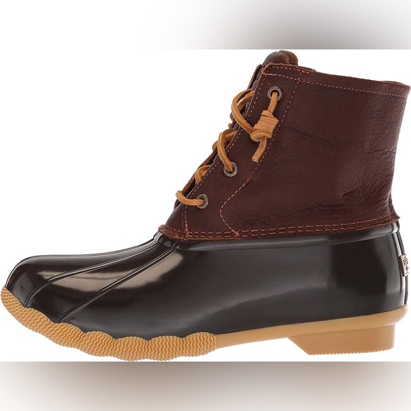 Sperry Women's Saltwater Core Boots - Tan/dark Brown - size 9.5 - NWT - Picture 8 of 8